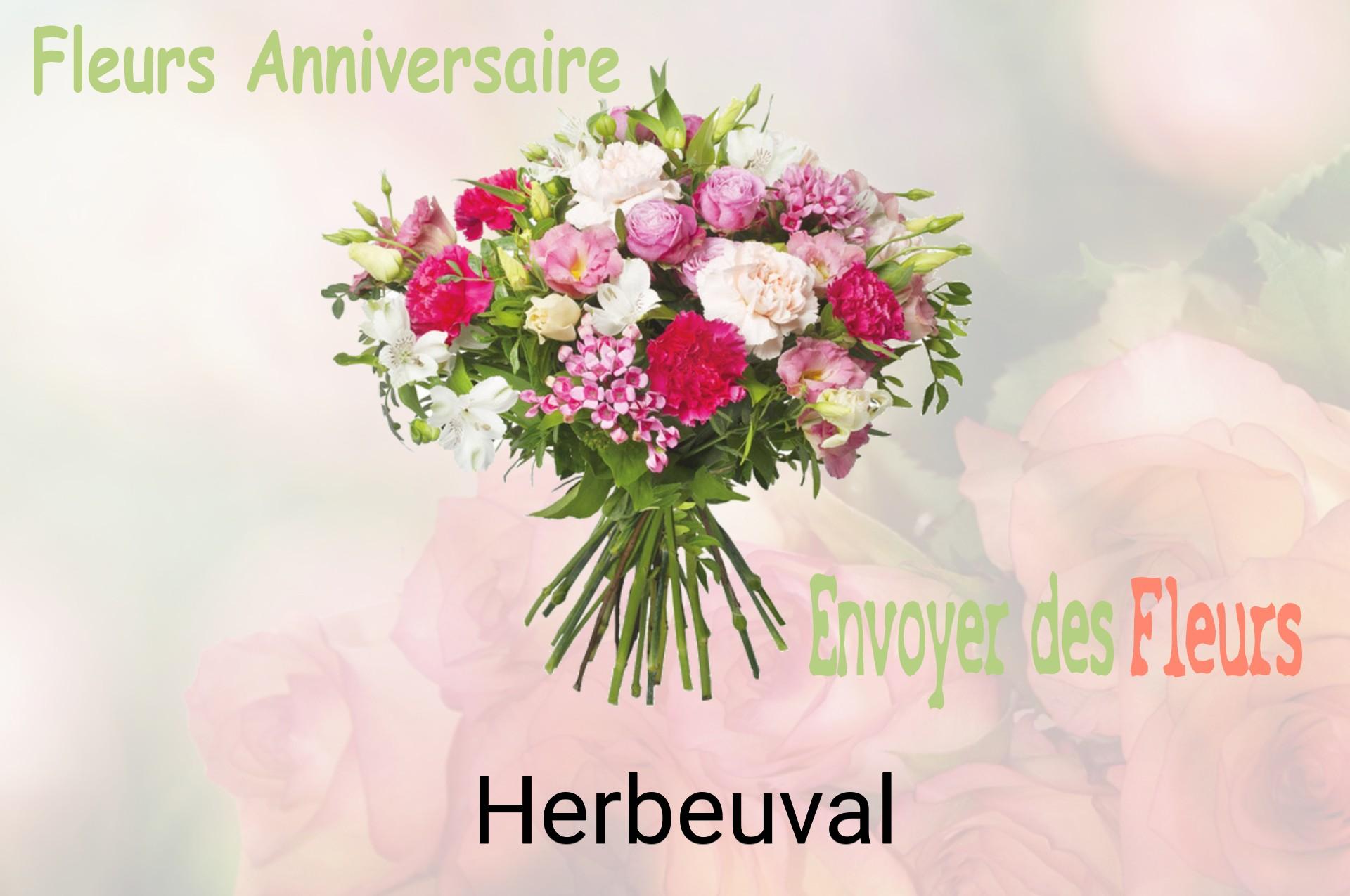 Bouquet de fleurs d’anniversaire livré à Herbeuval